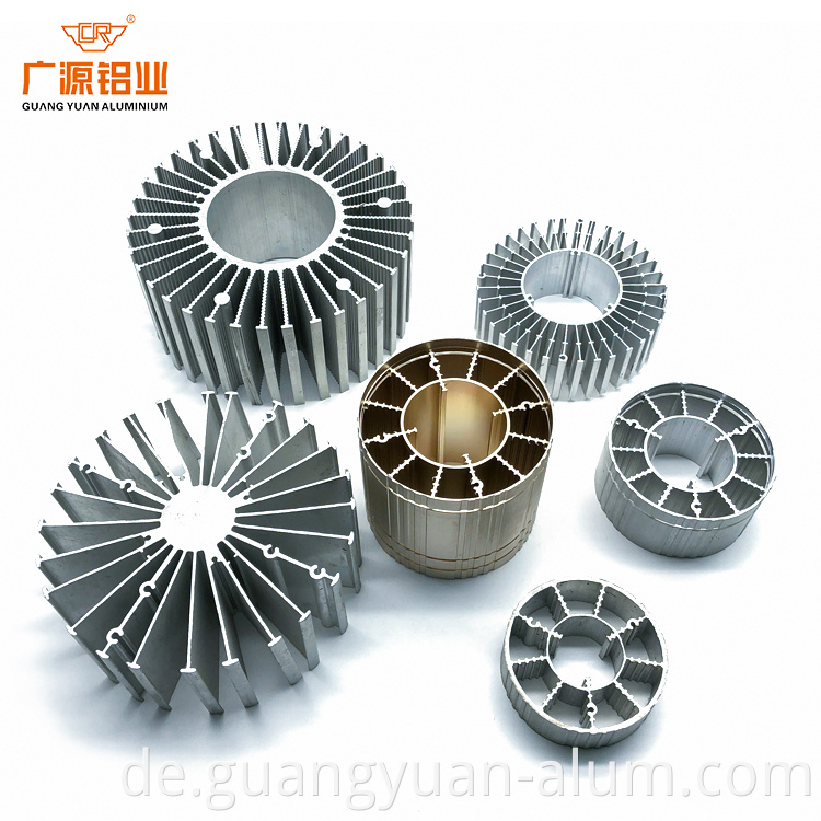 guangyuan aluminum co., ltd Aluminum Extruded Heat Sink Aluminum Extrusion Alloy Aluminum Extrusion for Sale